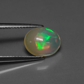 Opala multicolorido natural 1,68ct, transparente, transparente/translúcido