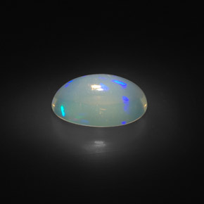 Opala multicolorido natural 2,00ct, corte oval, transparente