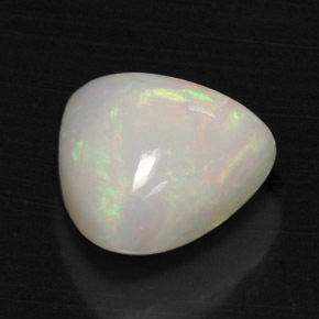 Opala multicolorido natural 7,29ct, trillion, opaco