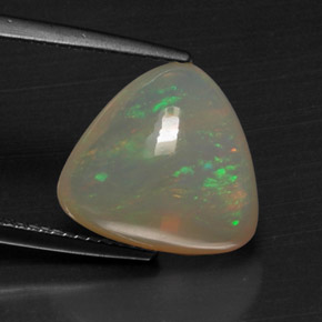Opala multicolorido natural 6,17ct, transparente, transparente/translúcido