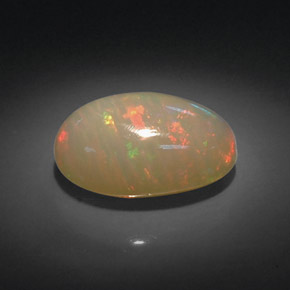 Opala multicolorido natural 7,16ct, transparente, transparente/translúcido