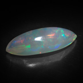 Opala multicolorido natural 3,34ct, transparente, transparente/translúcido
