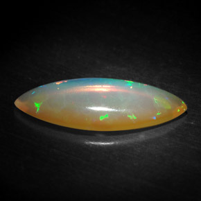 Opala multicolorido natural 1,19ct, transparente, transparente/translúcido