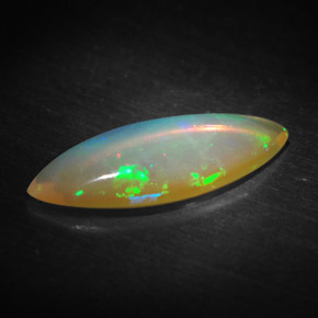 Opala multicolorido natural 1,19ct, transparente, transparente/translúcido