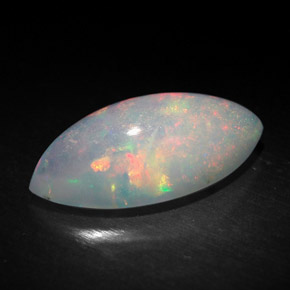 Opala multicolorido natural 1,70ct, transparente, transparente/translúcido