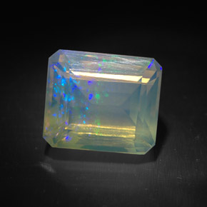 Opala multicolorido natural 2,06ct, transparente, transparente/translúcido