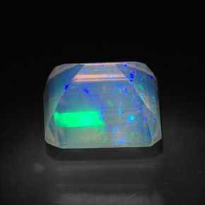 Opala multicolorido natural 2,06ct, transparente, transparente/translúcido