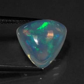 Opala multicolorido natural 3,20ct, forma extravagante, transparente