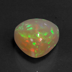 Opala multicolorido natural 2,67ct, transparente, transparente/translúcido