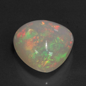 Opala multicolorido natural 3,21ct, transparente, transparente/translúcido