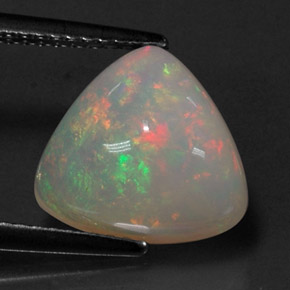 Opala multicolorido natural 3,21ct, transparente, transparente/translúcido