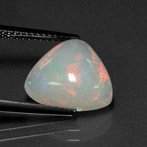 Opala multicolorido natural 3,19ct, transparente, transparente/translúcido