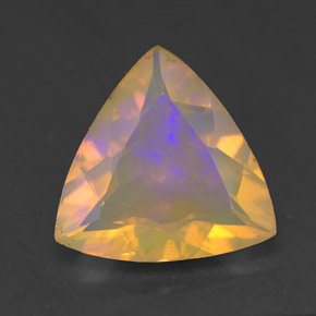 Opala multicolorido natural 1,86ct, transparente, transparente/translúcido