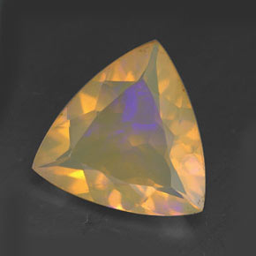 Opala multicolorido natural 1,86ct, transparente, transparente/translúcido