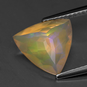 Opala multicolorido natural 1,86ct, transparente, transparente/translúcido