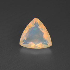 Opala multicolorido natural 1,21ct, transparente, transparente/translúcido