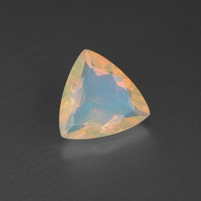 Opala multicolorido natural 1,21ct, transparente, transparente/translúcido