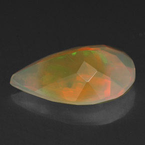 Opala multicolorido natural 1,50ct, transparente, transparente/translúcido