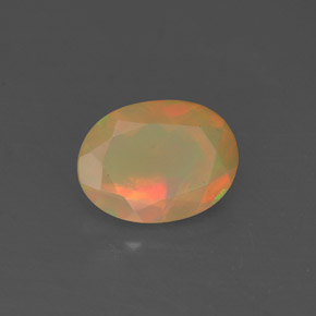 Opala multicolorido natural 0,69ct, transparente, transparente/translúcido
