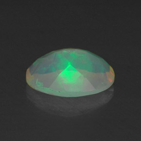 Opala multicolorido natural 0,66ct, transparente, transparente/translúcido