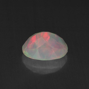 Opala multicolorido natural 0,80ct, transparente, transparente/translúcido