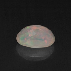 Opala multicolorido natural 0,87ct, transparente, transparente/translúcido