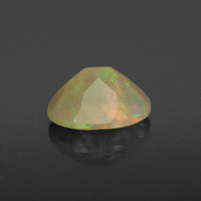Opala multicolorido natural 0,82ct, transparente, transparente/translúcido