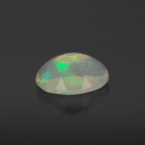 Opala multicolorido natural 0,67ct, transparente, transparente/translúcido