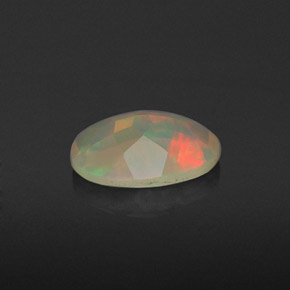 Opala multicolorido natural 0,69ct, transparente, transparente/translúcido
