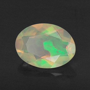 Opala multicolorido natural 0,60ct, transparente, transparente/translúcido
