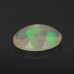 Opala multicolorido natural 0,60ct, transparente, transparente/translúcido
