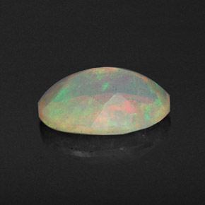 Opala multicolorido natural 0,67ct, transparente, transparente/translúcido