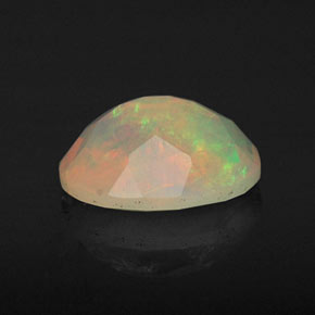 Opala multicolorido natural 0,89ct, transparente, transparente/translúcido