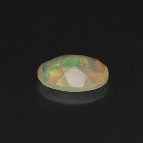 Opala multicolorido natural 0,62ct, transparente, transparente/translúcido