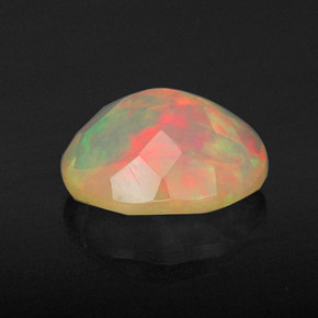 Opala multicolorido natural 1,20ct, transparente, transparente/translúcido