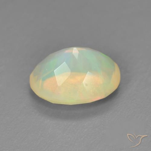 Opala Multicolorido Natural 1.25ct, oval, Translúcido