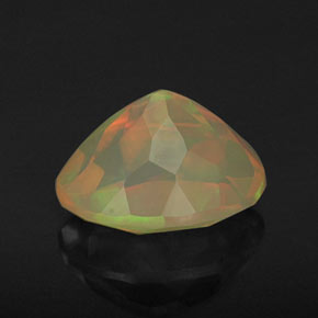 Opala multicolorido natural 1,43ct, transparente, transparente/translúcido