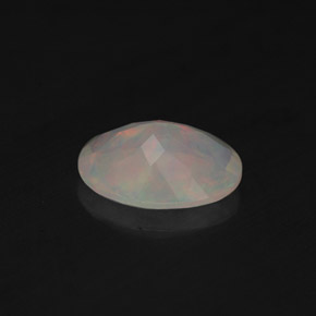 Opala multicolorido natural 0,95ct, transparente, transparente/translúcido