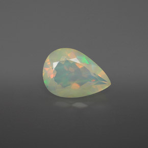 Opala multicolorido natural 1,77ct, transparente, transparente/translúcido
