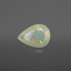 Opala multicolorido natural 1,77ct, transparente, transparente/translúcido