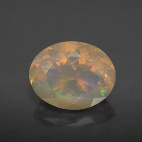 Opala multicolorido natural 2,81ct, transparente, transparente/translúcido