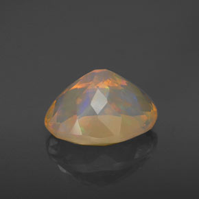 Opala multicolorido natural 2,81ct, transparente, transparente/translúcido