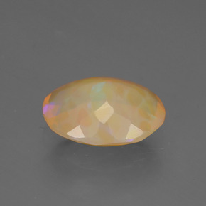 Opala multicolorido natural 1,29ct, corte oval, translúcido