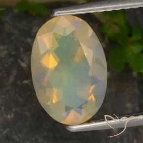 Opala Multicolorido Natural 1.46ct, oval, Transparente