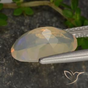 Opala Multicolorido Natural 1.46ct, oval, Transparente