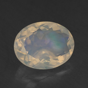 Opala multicolorido natural 2,03ct, transparente, transparente/translúcido