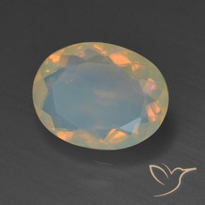 Opala Multicolorido Natural 1.56ct, oval, Transparente