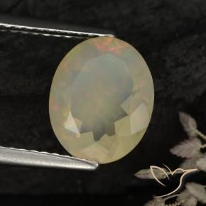 Opala Multicolorido Natural 1.59ct, oval, Transparente