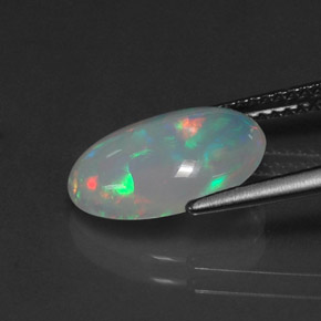 Opala multicolorido natural 2,12ct, transparente, transparente/translúcido
