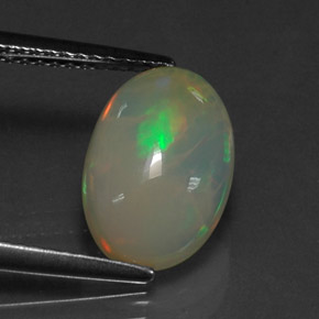 Opala multicolorido natural 2,25ct, transparente, transparente/translúcido